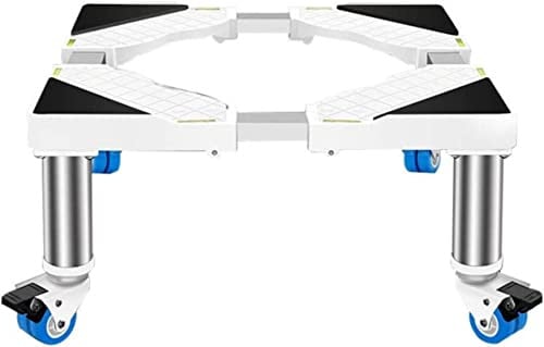 AYCDL Washing Machine Stand BaseMultifunctional Trolley/Wheels Moveable Domestic Appliances Base Washer Pedestals & Frames Adjustable L/W 45-65cm Fridge Base Rack Pre,4wheels-20cm