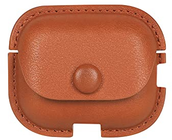 CasurvivePro Airpods Pro 3 Professionelle PU-Leder-Kopfhörerhülle für Airpods Pro 3, Anti-Drop, Retro, Rot