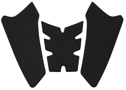 Tankschutz Kraftstofftank Motorrad Tankpad Für Für CBR650R Für CBR 650R 650 R (2019–2025) Seitenschutzaufkleber Rutschfest Gummi Aufkleber Kraftstofftank Motorrad Tankpad Aufkleber(Schwarz 1)