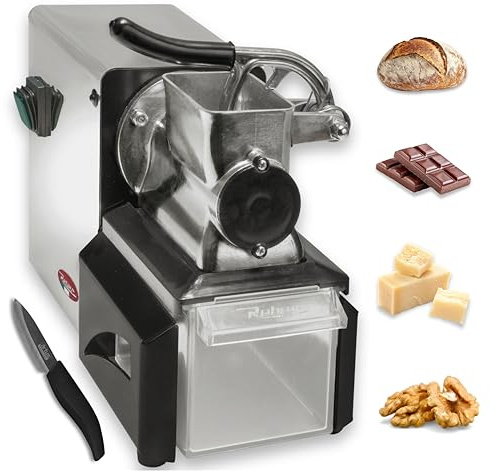 Reber Grattugia Elettrica per Formaggio Semiprofessionale 200W - INOX Cover