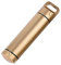 Cápsula de supervivencia Botella de sellado impermeable Aluminio EDC Contenedor Tanque Herramienta de emergencia de supervivencia para caza Camping Montañismo (Dorado, 1PCS)