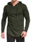 AIYINO Men's S-5X Long Sleeve Fashion Athletic Hoodies Workout Sweatshirt Hip Hop Pullover Hooded (5XL Army Green)