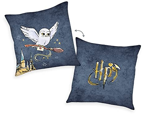 Herding Harry Potter Dekokissen, 40 x 40 cm, 100% Polyester, Grau