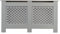 AVC Designs Small Medium Large MDF White Grey Unfinished Pattern Radiator Cover (Large Grey)