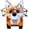 Fuchs Brillengestell aus Holz, Faultier Tier Ausstellungsstand Brillengestell SüßEr AusstellungsstäNder Brillenaufbewahrung Corgi Hunde BrillenstäNder Holz Weihnachts Brillenhalter Zuhause(Fox)
