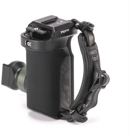 Tilta Linke Seite PD-Griff mit Run/Stop Typ VIII, mit interner Batterie, verstellbarem Winkel, Run-Stop-Kabel, Montagezubehör, ergonomisches Design (schwarz) | TA-LSP8-B