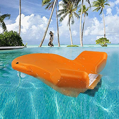 MOLVUS 24 V batteriebetriebenes elektrisches Board für Stand Up Paddle Board Surf Board Kajak Surfboard Wiederaufladbarer Schwimmhelfer (Orange)