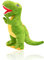 wiztex Dinosaurier Kuscheltier - 35 cm Dinoo Plüschtier Geschenk für Kinder und Fans für Halloween und Geburtstagsparty (Light Green Dinoo)