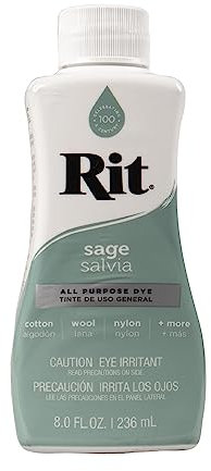 Rit Dye Liquid – Große Auswahl an Farben – 237 ml (Salbei)