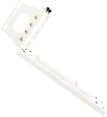 Hemobllo Graphics Card Support Bracket Vertical GPU Mount for Large Chassis Suction Panel Fixation White