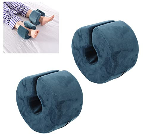 Almohada de Elevación del Pie, Almohada de Apoyo para el Elevador del Talón del Tobillo, Espuma de Apoyo Elevada para el Descanso de las Piernas para Dormir para el Paciente con úlcera por Presión en