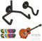 Gitarrenhalter für Die Wand Schräg mit 20 Plektrum,Gitarren Wandhalterung Akustik Elektrik Klassische Gitarren Ständer Wandhalter Gitarrenständer, Gitarrenhalter Wand Display für Ukulele Gitarre Banjo