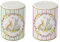 Easy Life Ensemble salière et poivrière en porcelaine Motif lapins de Pâques