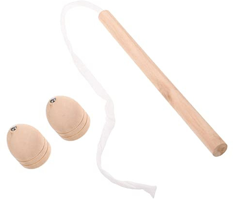 UPKOCH Gyroskop Spielzeug Holzkreisel Traditioneller Kreiselspielzeug Für Junge Mädchen Kinderkreiselspielzeug Kreiselspielzeug Mit Peitsche Holz Gyro Spielzeug