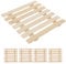 Amosfun 10St Topflappen aus Bambus Esstisch Geschirr Matte natürliche Tischsets Besteckunterlage Matte Esstischdekoration rustikales Tischset Geschirruntersetzer aus Bambus