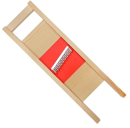 Slicer Vegetable Cutter, Potato Cutter - Wavy Potato Cutter - Home Kitchen Gadgets, Wooden Vegetable Cutter, Mandolin Slicer for Potato, Carrot Shredder, Artifact for Chopping Kitchen