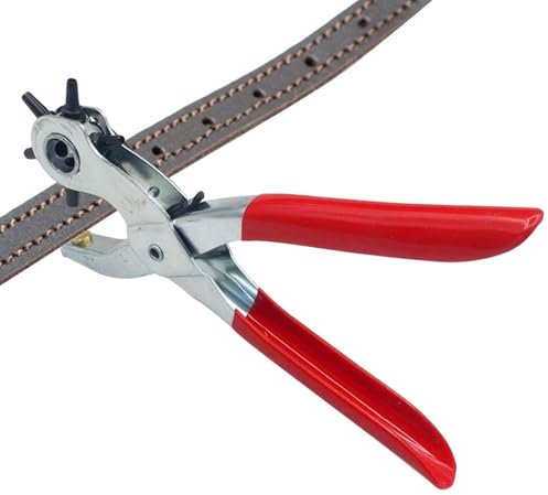 XIAOXIAOYU Stanzwerkzeug für Ledergürtel | Hochleistungs-Lochzange - Lederlocher, Gürtellocher für Gürtel, Gürtelstanzer für Lederhandwerk für Gürtel