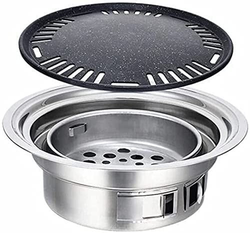 BBQ-Grill, Outdoor-Grillschale, tragbarer Outdoor-Grill | Runde Holzkohle | Geeignet zum Verbrennen von Holzscheiten oder Holzkohle | Grillwerkzeuge für den Heimgebrauch
