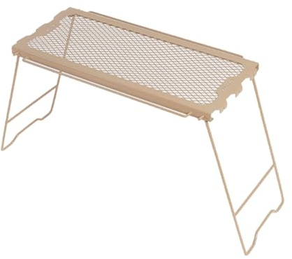 Ruarby Table de camping pliante portable et légère pour l'extérieur, table de plage, grille de cuisson, bureau pour pique-nique, barbecue, camping