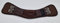 Tysons Breeches Sattelgurt Ohne Lastik Mondgurt Mond Gurt 45 50 55 60 65 70 75 80 85 90 cm Schwarz o.Braun Kurzgurt (75, Braun)