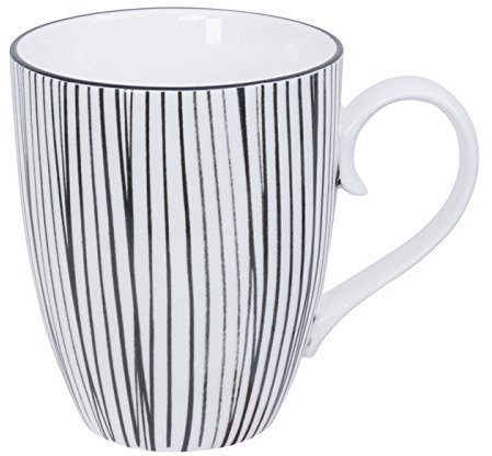 TOKYO design studio Tazza Nippon Black Lignes 8.5x10.2cm 380 ML