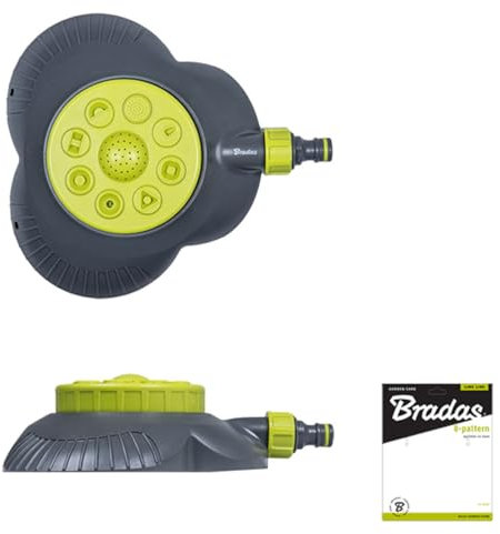 Bradas Irrigatore a 8 funzioni, Lime Line LE-6202 4420, verde chiaro/grigio
