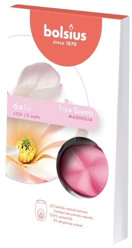 Bolsius, True Scents, bunte Duft-Wachspads, Rosa, Standard, 6 Stück