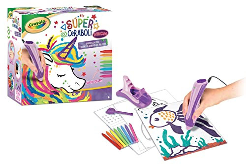 CRAYOLA Súper Ceraboli Unicornio Neón - Multicolor, 1 Unidad (Paquete de 1)