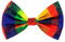 W WIDMANN MILANO Party Fashion 48639 - Fliege Clown, bunt kariert, Accessoire, Zirkus, Kostüm, Accessoire, Karneval, Mottoparty