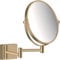 hansgrohe Kosmetikspiegel AddStoris, Rasierspiegel schwenkbar, Makeup Spiegel, Brushed Bronze