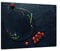 ALLboards Glass Chopping Board Tomatoes Cherry Tomatoes Ceramic Stone 30x40cm Cutting Board Splashback Worktop Saver for Kitchen Hob Protection Hot Cover Heat Resistant Multi-Glass Plate Dishes Pad
