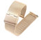 Microwear Montre Bracelet Maille Milanaise,Bracelet de Montre Metal 16mm/18mm/20mm/22mm,Bracelets de Montres Remplacement à Dégagement Rapide pour Homme et Femme