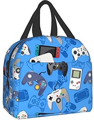 Game Tragbare Lunch-Tasche, wiederverwendbare Lunchbox für Männer und Frauen, perfekt für Camping/Wandern/Picknick/Strand/Reisen
