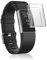 Dkings Transparent Schutzhülle Kompatibel mit Fitbit Charge 2 Hülle - TPU Klar Vollschutz mit Displayschutzfolie Kratzfest Ultradünne Schutz Hülle für Fitbit Charge 2