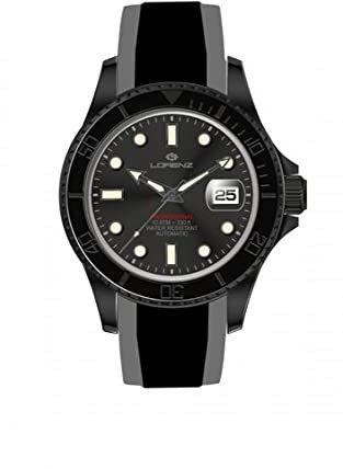 Lorenz Herren Analog Quarz Uhr mit Kautschuk Armband 030197HH