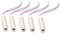 Moteur De Vibration Sans Noyau, 5PCS 14500 tr/Min Micro Moteur Vibrant Micro Moteur Sans Noyau, Moteurs Dc Sans Noyau Avec Vibration Mini Sans Noyau Moteur De Vibration Cylindrique étanche, 7x25mm