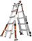 Little Giant Ladders 5 Rung Conquest All-Terrain PRO Multi-purpose Ladders, Side Mounted Stabiliser Bars, Heavy-wall Military Grade Construction, EN131