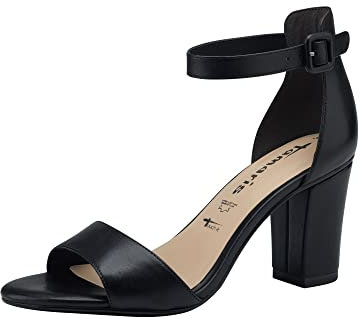 Tamaris Damen 1-1-28326-20 Sandale, Black, 38 EU