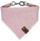 vanClyde® Sydney Hundehalstuch, Dreieckstuch, Bandana für Hunde, größenverstellbar, Stilvolles Accessoire in Rosa mit Karabinerverschluss, Größe S