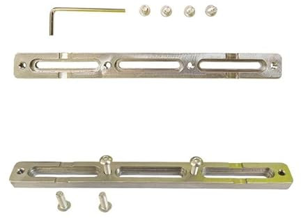 ZLiT Halterung für E-Bike-Akku-Controller, Aluminiumlegierung, Halterung für Hailong Fahrradbatterie-Halterung (Silber)