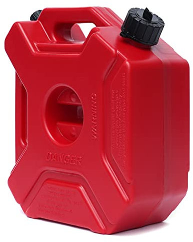 Jerry Can 5L / 1.5 Gallon Oil Drum Portable Motorbike Fuel Petrol Diesel Gasoline Storage Tank for for SUV ATV Vehicles Water Container