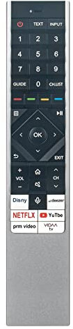 AULCMEET ERF6N64H Replace Voice Remote Controller Compatible with Hisense U8K Series ULED Mini LED 4K UHD Smart TV 65U8K 55U8K 75U8K 85U8K 55U88KM 65U88KM 75U88KM 85UXK 65UXK 55A85K 65A85K 75U8KQ