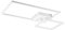 Reality Leuchten LED Deckenleuchte Padella R62642131, Metall Weiß matt, inkl. 25 Watt LED, Switch Dimmer