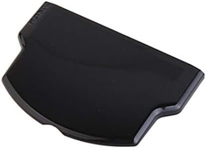 Glossy Black Replacement Battery Cover Holder Shell Back Door, Compatible with Sony PSP 2000 2001 2002 2003 2004 3000 3001 3002 3003 3004 2nd & 3rd Gen Consoles