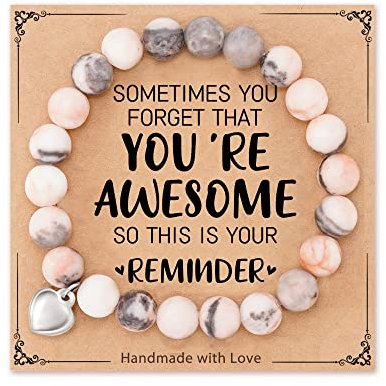 POWWA Gifts for Women, Birthday Inspirational Retirement Gifts for Women Teen Girls Her Teenage Best Friend Female Unique Small Idea Jewlery Present Xmas Christmas