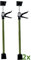2x Zargenspanner 57-117 cm Druckplatte neigbar Klicksystem Teleskopstütze Einhandstütze Montagestütze