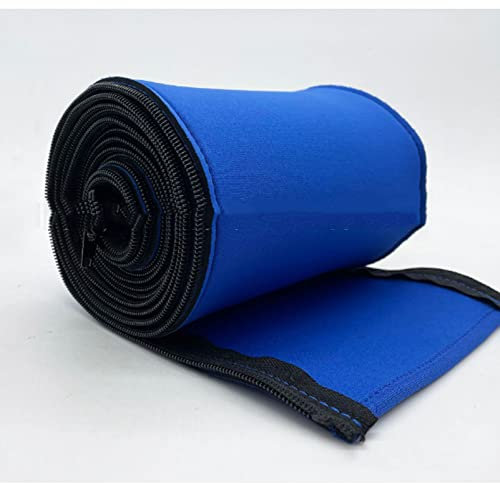 Corrimano per Piscina, Ringhiera per Piscina per Piscina Interrata Corrimano di Sicurezza per Piscina Antiruggine, Ringhiera per Scale per Piscina con Copertura Impugnatura Blu 4 Piedi (Acci