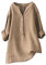 Top Femme Chic et Élégant Tshirt Manche Longue Tee Shirt Lin Pull Moche Lumineux Chemisier Blanc Grande Taille Tunique Chemise Longue Beige 5XL