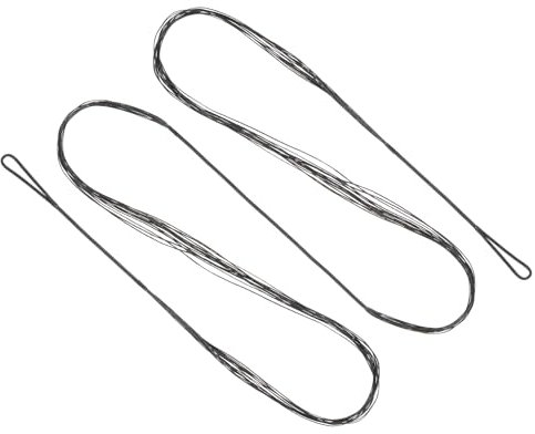 PATIKIL Recurve Bogensehne, Bogenschießen Bogensehnen Ersatz 14 Stränge Langbogen Sehne Bogenschnur für Universelle Recurvebogen Bogensportausrüstung, Schwarz AMO 62 (Tatsächlich 58)