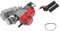 Dirtbike Motor 49cc, 2-Takt 49 cc Pocket-Bike Motor, 40mph Einzelzylinder Mini-Motor Luftbetriebene Kühlung, 2-Takt Motors mit 14mm Vergaser CVT-Getriebe, Mini Quad mit Griffe und Drosselklappenkabel